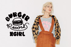 X-girl × BURGER RECORDS Released IMAGE