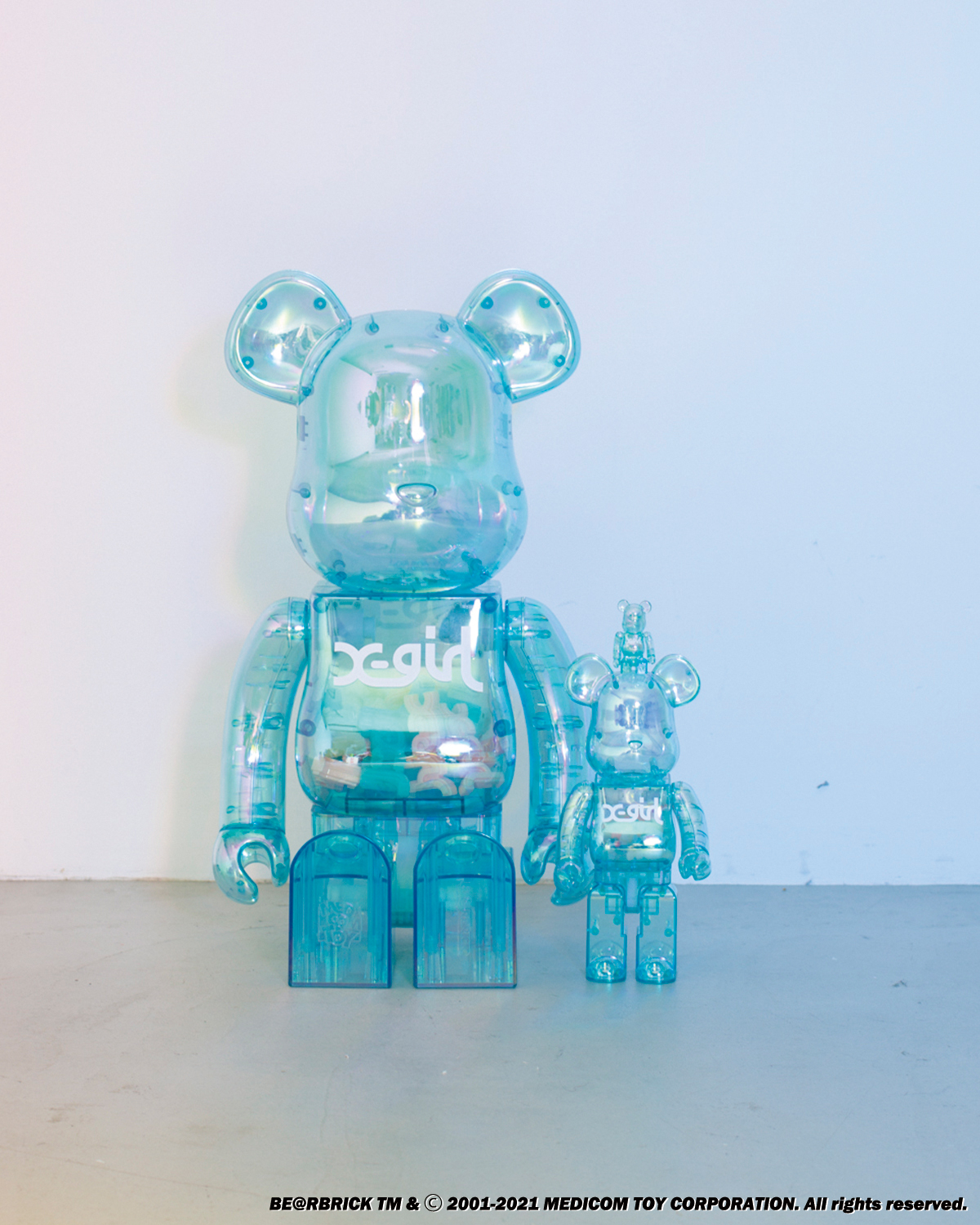 MEDICOMTOYの即日発送即日発送■BE@RBRICK X-girl 2021 100％ & 400％