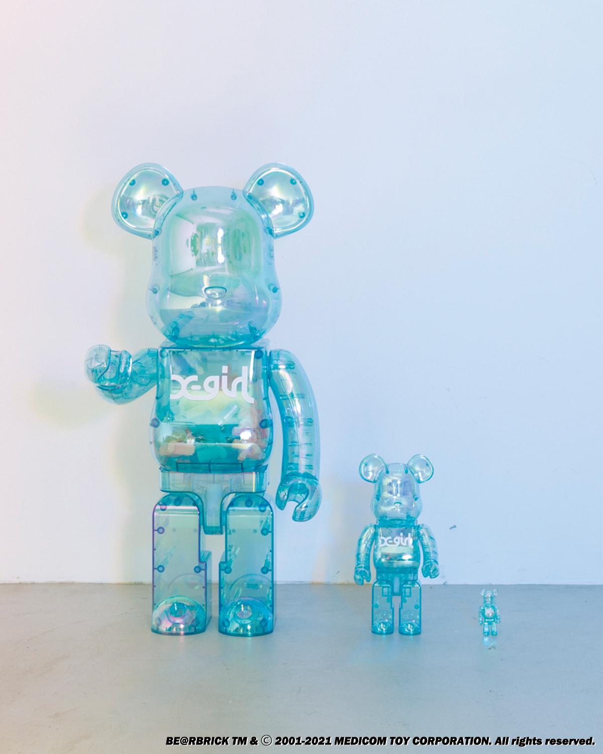 BE@RBRICK X-girl 2021 100％ u0026 400％-