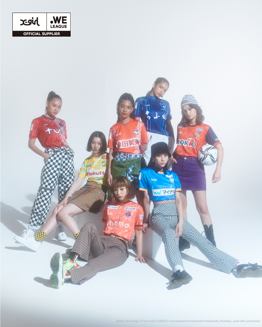 X-girl × WE LEAGUE UNIFORM LOOKBOOK RELEASE! | NEWS | X-girl