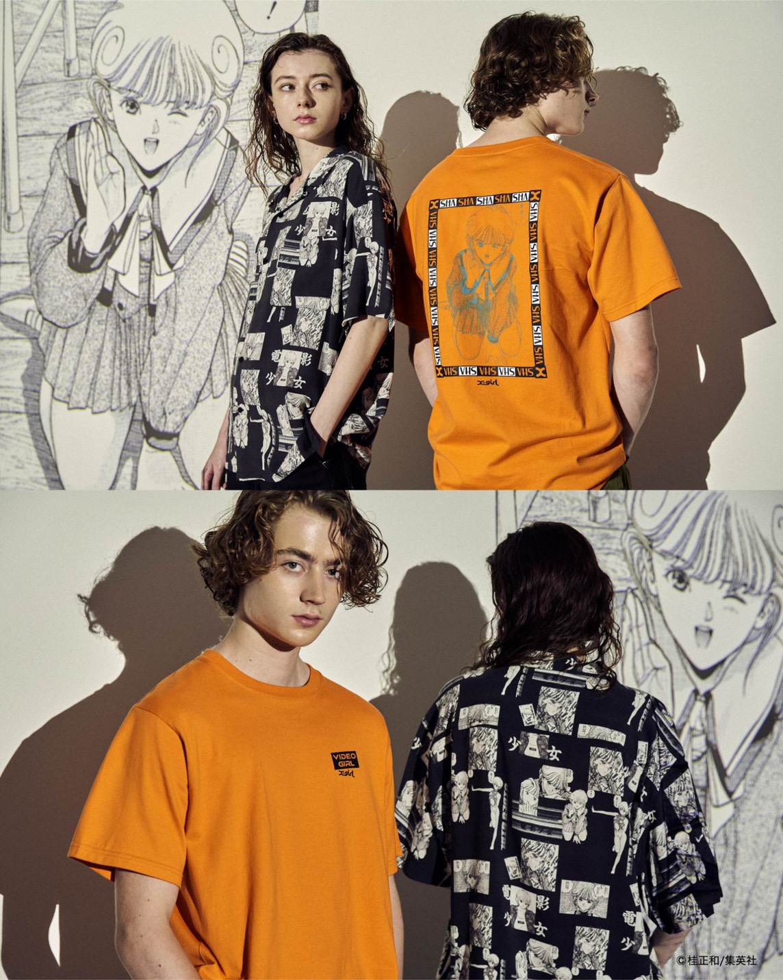 X-girl×漫画家桂正和联名合作款上市| NEWS | X-girl OFFICIAL SITE(X