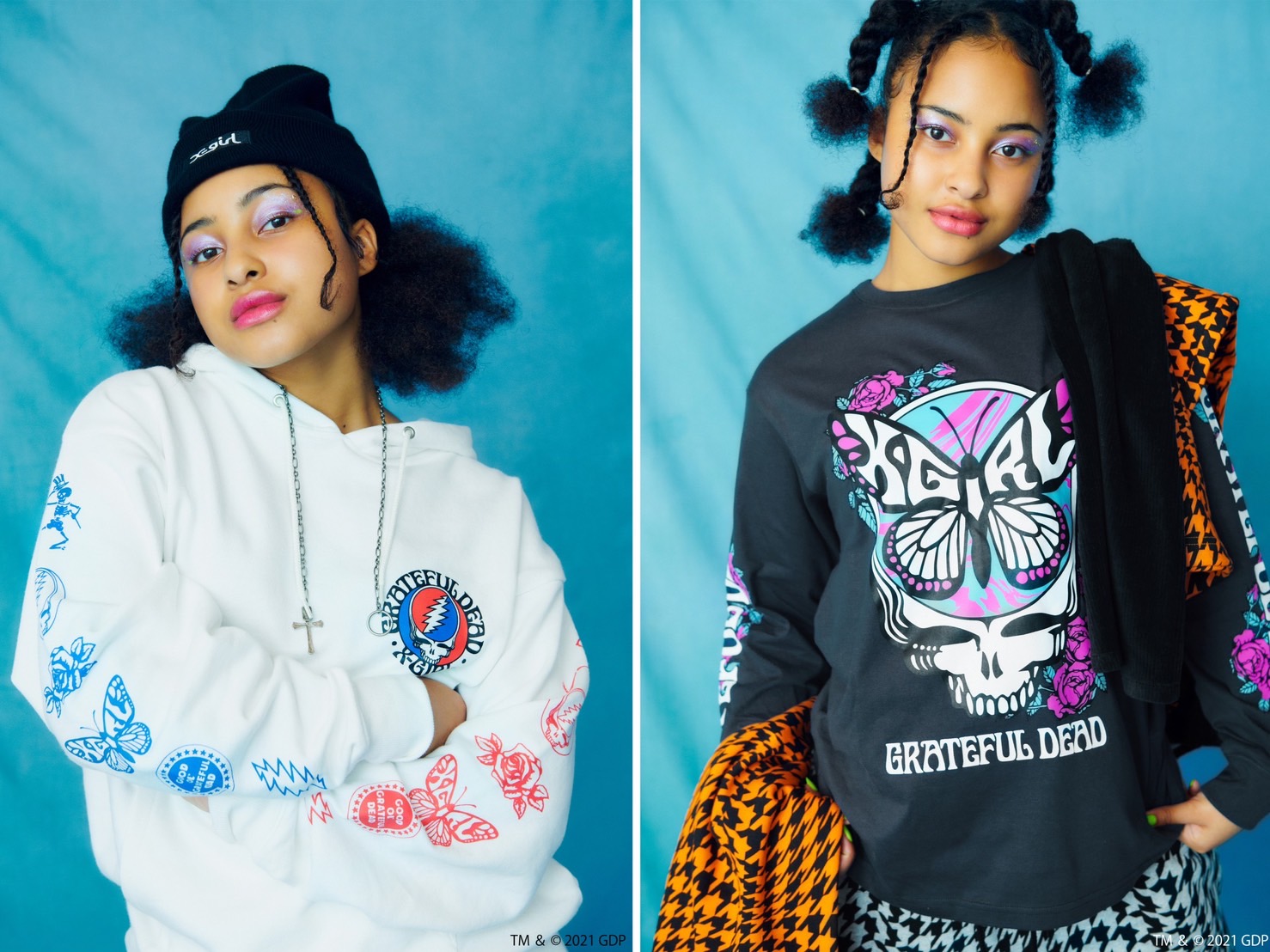 X-girl × GRATEFUL DEAD セットアップ