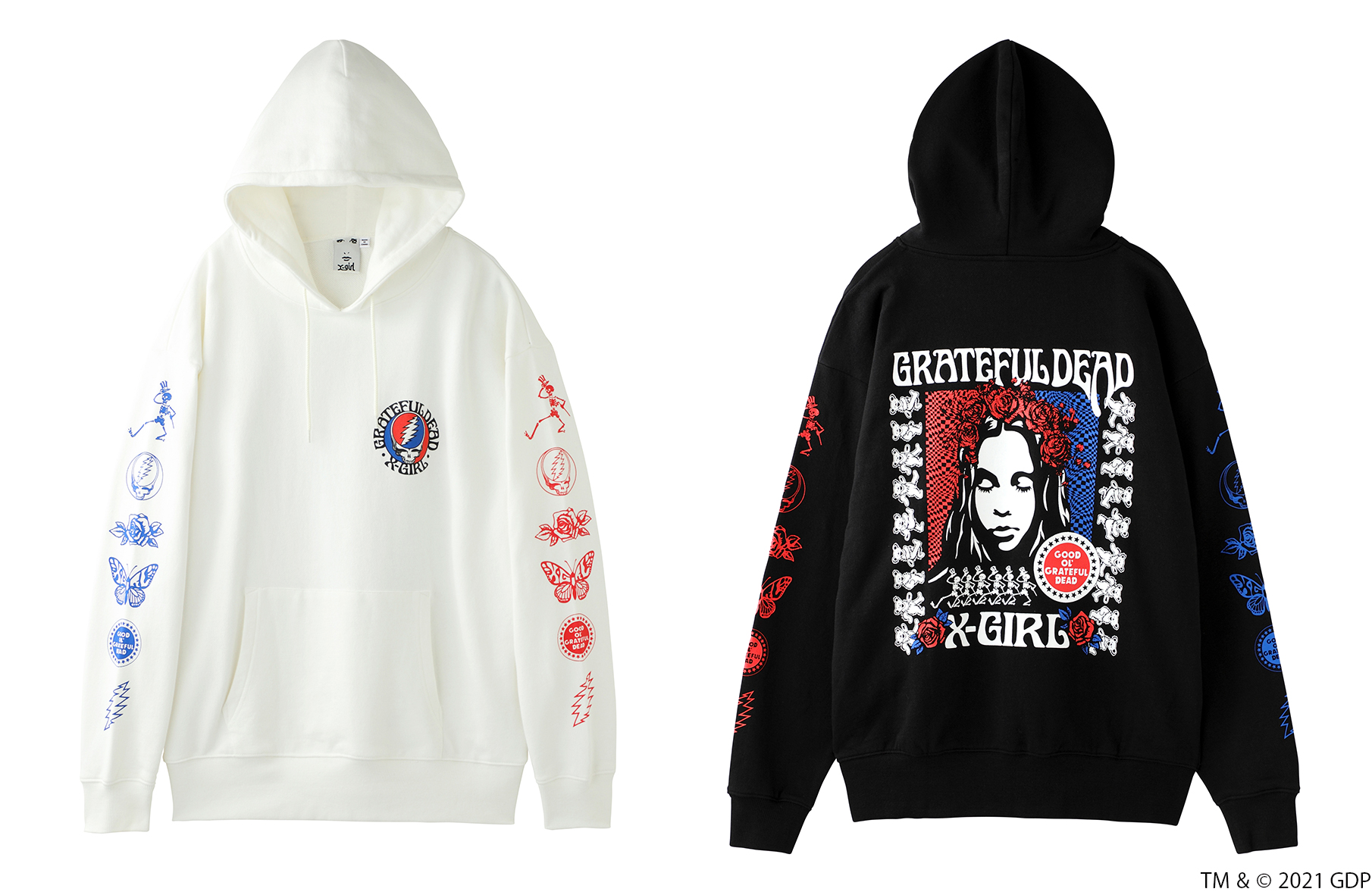 X-girl × GRATEFUL DEAD セットアップ