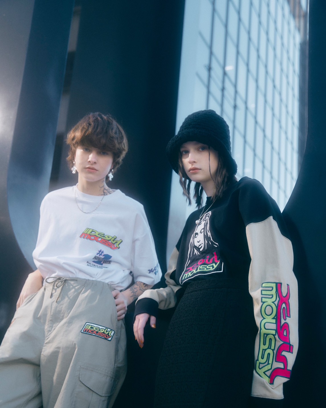 2023新作 ノベルティ バッグ付きマウジー moussy エックスガールコラボ ...