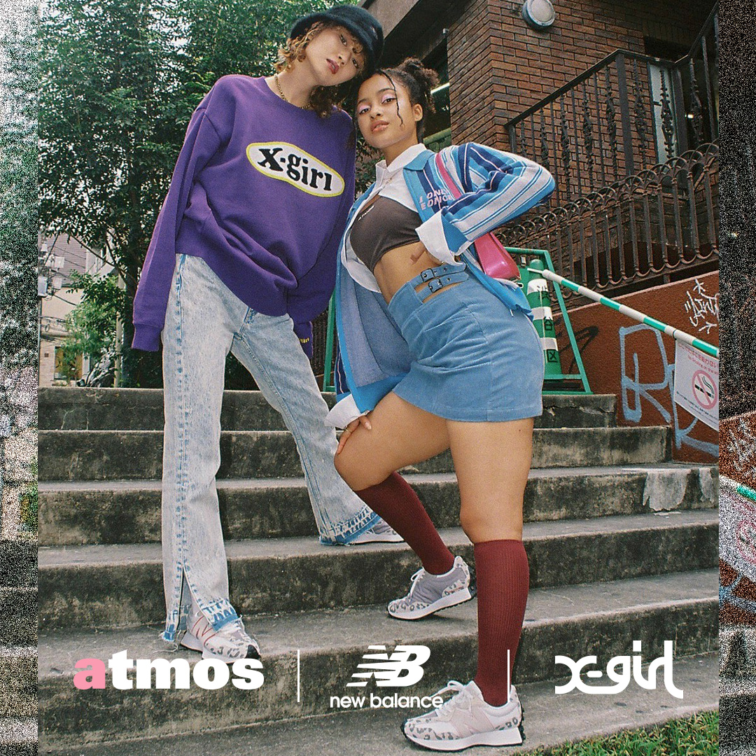 10/8(Fri.) X-girl × New Balance × atmos pink | NEWS | X-girl OFFICIAL  SITE（エックスガール オフィシャルサイト）