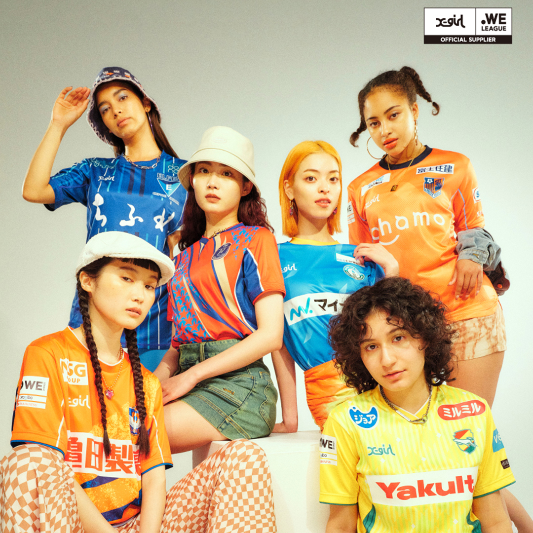 8/8(Mon.) X-girl × WE LEAGUE UNIFORM LOOKBOOK RELEASE | NEWS | X