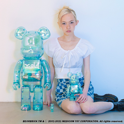 x-girl BE@RBRICK 1000% 2021-