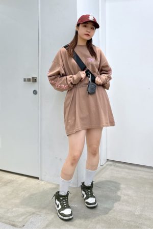 新品☆X-girlのお出掛けにゆる〜く着たい可愛過ぎのフリースサロペット